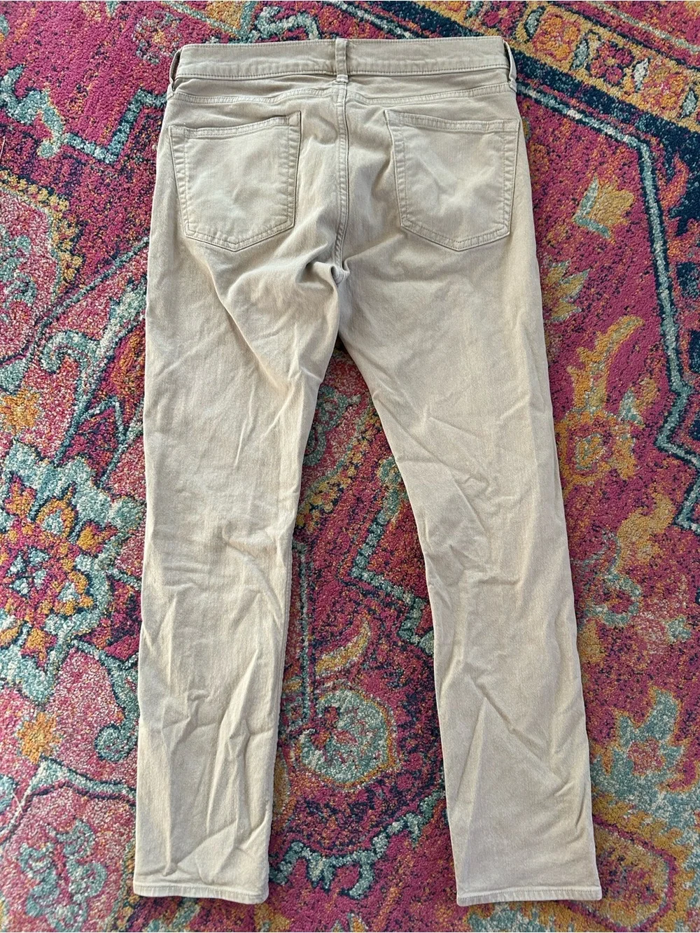J. Crew | Men’s ‘Dusty Khaki’ Slim Fit Garment Dyed 5-Pocket 484 Jeans Sz 31x32